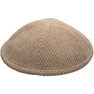 כיפה קורדרוי "ארט-מן" 18 ס"מ חום