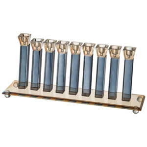 חנוכייה קריסטל מהודרת 16X39 ס"מ