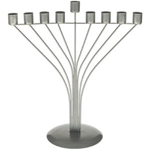 חנוכיית חוטים חבד לשמן - מוכספת 33X50 ס"מ