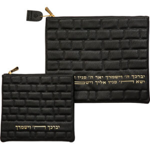 סט טלית תפילין מהודר דמוי עור 36X29 ס"מ