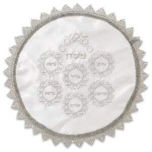 כיסוי פסח סטן עם רקמה 47 ס"מ אריזת צלופן