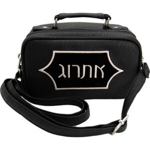 נרתיק מהודר לאתרוג דמוי עור שחור
