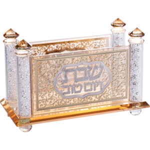 מפיון קריסטל מהודר עם פלקטה "עיטור"