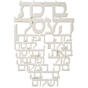 ברכה לתלייה מפולימר "ברכת העסק" 20X12 ס"מ