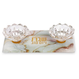 פמוטי זכוכית 10X18 ס"מ