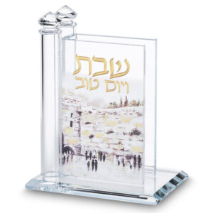 מעמד לגפרורים קריסטל הדפס ירושלים 11*14 ס"מ