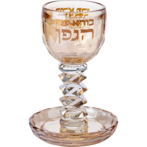 409גביע קריסטל מהודר 16 ס"מ תכולה 100 מ"ל